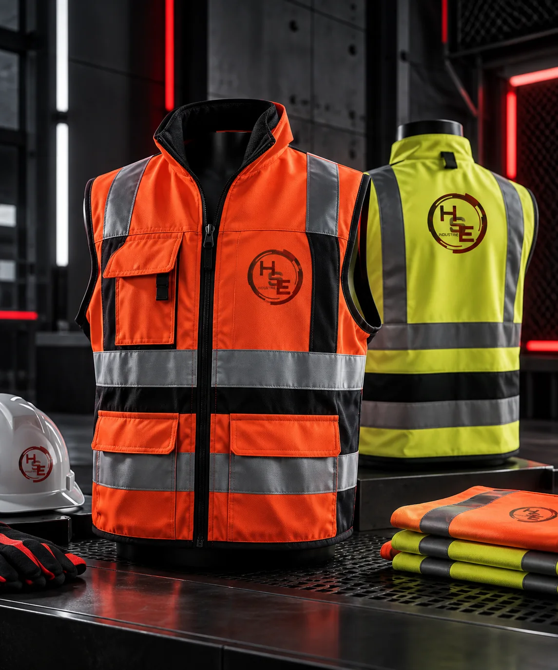 Tenues professionnelles personnalisées HSE Industrie